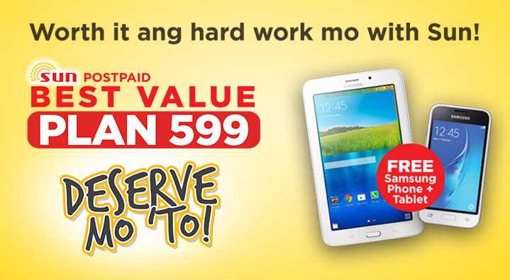 Reward the hard-working you with an upgrade you deserve with Sun Postpaid Plan 599