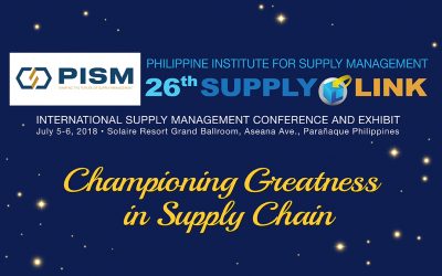 PISM Turns Gold for its 26th Supplylink International Conference and Exhibit
