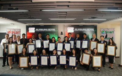 PLDT, Smart ensure world-class service with ISO-certified facilities, at the forefront of building resilient culture in the Philippines